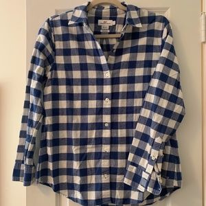 Vineyard Vines Blue and White Flannel